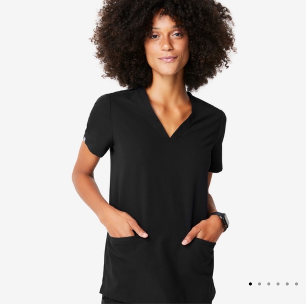 Figs black Casma scrub top Size XXS
